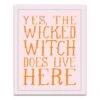 Wicked Witch Canvas Wall Art