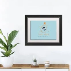 Poison Skull Black Framed Print Wall Art 7 Poison Skull Black Framed Print Wall Art -Halloween Decor Shop D442764S 3