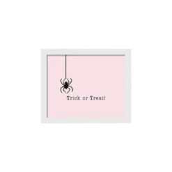 Spider Trick White Framed Print Wall Art