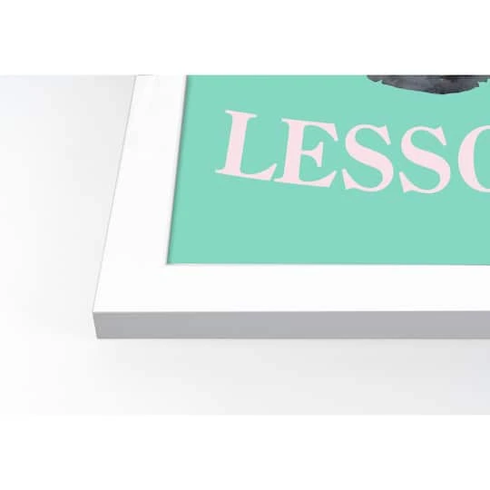 Flying Lesson White Framed Print Wall Art 3 Flying Lesson White Framed Print Wall Art - Image 3