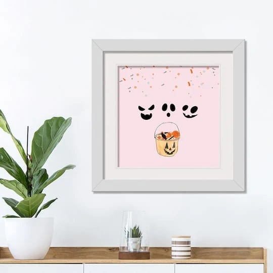 Candy Face White Framed Print Wall Art 4 Candy Face White Framed Print Wall Art - Image 4