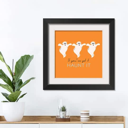 Haunt It Black Framed Print Wall Art 4 Haunt It Black Framed Print Wall Art - Image 4