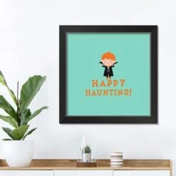 Haunting Vamp Black Framed Print Wall Art -Halloween Decor Shop D442769S 3