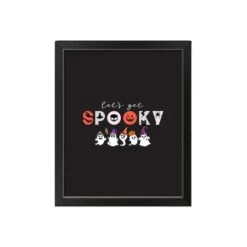 Get Spooky Black Framed Print Wall Art