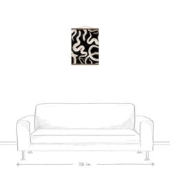 Black Snake Collage Teak Hanging Canvas Wall Art 7 Black Snake Collage Teak Hanging Canvas Wall Art -Halloween Decor Shop D442779S 3