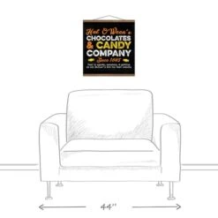 Halloween Candy Teak Hanging Canvas 7 Halloween Candy Teak Hanging Canvas -Halloween Decor Shop D442780S 3