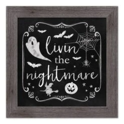 Living Nightmare Western Gray Framed Print