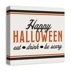 Happy Halloween Canvas Wall Art 8 Happy Halloween Canvas Wall Art -Halloween Decor Shop D442787S 2