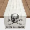 90" Halloween Skull Table Runner 8 90" Halloween Skull Table Runner -Halloween Decor Shop D442814S 1