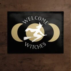 Welcome Witches Polyester Twill Placemat 5 Welcome Witches Polyester Twill Placemat -Halloween Decor Shop D442832S 2