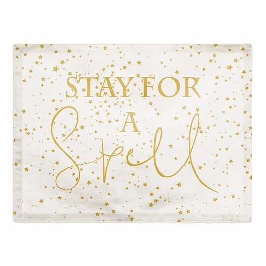 Stay For A Spell Polyester Twill Placemat 2 Stay For A Spell Polyester Twill Placemat - Image 2
