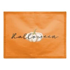 Halloween Pumpkin Polyester Twill Placemat
