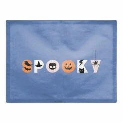 Spooky Type Polyester Twill Placemat