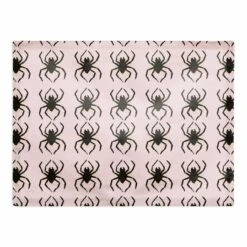 Pink Spider Polyester Twill Placemat
