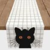 72" Scaredy Cat Table Runner -Halloween Decor Shop D442861S 1