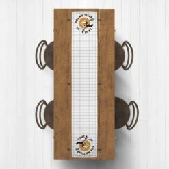 90" Retro Witch Table Runner 6 90" Retro Witch Table Runner -Halloween Decor Shop D442863S 2