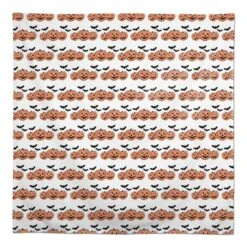 58" Jack-O-Lanterns & Bats Tablecloth