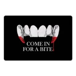 Come In For A Bite Floor Mat 4 Come In For A Bite Floor Mat -Halloween Decor Shop D442879S 1 1