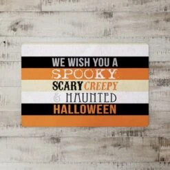 Halloween Words Floor Mat -Halloween Decor Shop D442884S 2