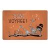 Bone Voyage Retro Skeleton Floor Mat 12 Bone Voyage Retro Skeleton Floor Mat -Halloween Decor Shop D442887S 1
