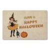 Happy Halloween Tutu Witch Girl Floor Mat 9 Happy Halloween Tutu Witch Girl Floor Mat -Halloween Decor Shop D442888S 1