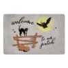 Welcome To Our Patch Floor Mat 12 Welcome To Our Patch Floor Mat -Halloween Decor Shop D442889S 1