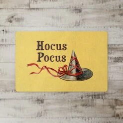Hocus Pocus Witch Hat Floor Mat -Halloween Decor Shop D442890S 2