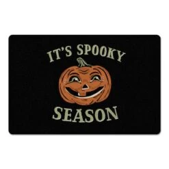Retro Pumpkin Spooky Season Floor Mat 4 Retro Pumpkin Spooky Season Floor Mat -Halloween Decor Shop D442893S 1 1
