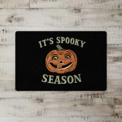 Retro Pumpkin Spooky Season Floor Mat 5 Retro Pumpkin Spooky Season Floor Mat -Halloween Decor Shop D442893S 2