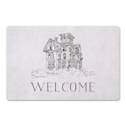 Haunted House Floor Mat