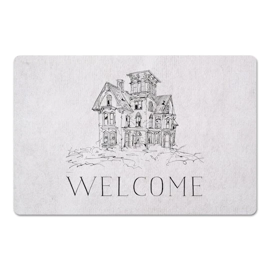 Haunted House Floor Mat 1 Haunted House Floor Mat