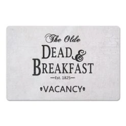 Dead & Breakfast Floor Mat 4 Dead & Breakfast Floor Mat -Halloween Decor Shop D442897S 1 1