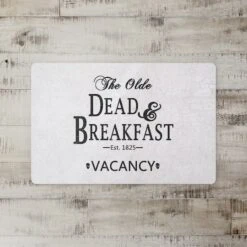 Dead & Breakfast Floor Mat 5 Dead & Breakfast Floor Mat -Halloween Decor Shop D442897S 2