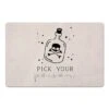Pick Poison Bottle Cream Floor Mat -Halloween Decor Shop D442898S 1