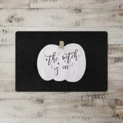 Witch Pumpkin Floor Mat 5 Witch Pumpkin Floor Mat -Halloween Decor Shop D442900S 2