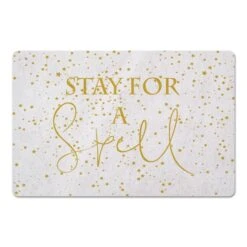 Stay For A Spell Floor Mat
