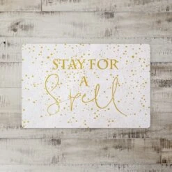 Stay For A Spell Floor Mat 5 Stay For A Spell Floor Mat -Halloween Decor Shop D442905S 2