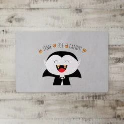 Time For Candy Floor Mat 5 Time For Candy Floor Mat -Halloween Decor Shop D442906S 2
