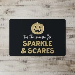 Sparkle & Scares Floor Mat -Halloween Decor Shop D442907S 2