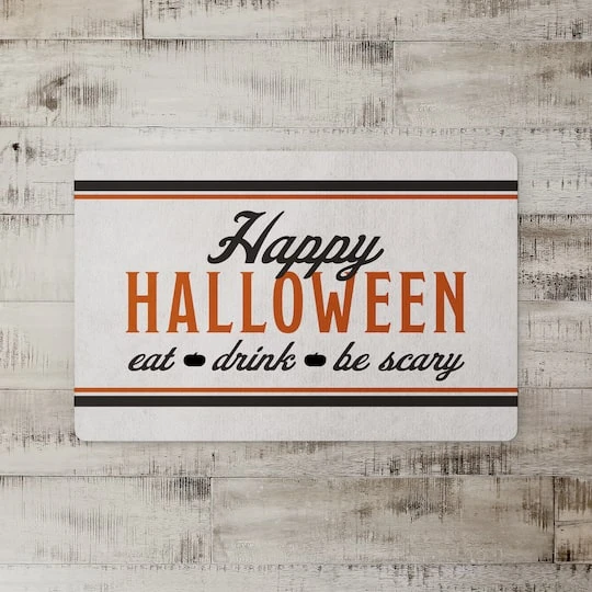Happy Halloween Eat Drink Be Scary Floor Mat 3 Happy Halloween Eat Drink Be Scary Floor Mat - Image 3