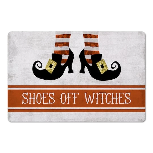 Shoes Off Witches Floor Mat 2 Shoes Off Witches Floor Mat - Image 2