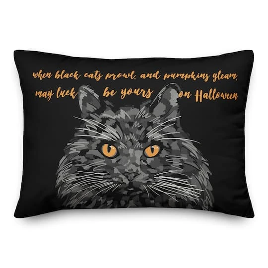 May Luck Be Yours Halloween Throw Pillow 1 May Luck Be Yours Halloween Throw Pillow