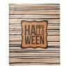 Happy Halloween Stripes Throw -Halloween Decor Shop D442934S 1