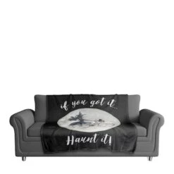 If You Got It, Haunt It Coral Fleece Blanket 7 If You Got It, Haunt It Coral Fleece Blanket -Halloween Decor Shop D442936S 3