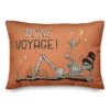 Bone Voyage Retro Skeleton Throw Pillow 9 Bone Voyage Retro Skeleton Throw Pillow -Halloween Decor Shop D442938S 1