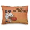 Vintage Halloween Trick Or Treating Kids Throw Pillow 9 Vintage Halloween Trick Or Treating Kids Throw Pillow -Halloween Decor Shop D442944S 1