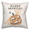 Mid Mod Pumpkin Happy Haunting Spun Poly Throw Pillow 7 Mid Mod Pumpkin Happy Haunting Spun Poly Throw Pillow -Halloween Decor Shop D442954S 1