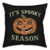 Retro Pumpkin Spooky Season Spun Poly Throw Pillow 9 Retro Pumpkin Spooky Season Spun Poly Throw Pillow -Halloween Decor Shop D442956S 1