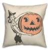 Vintage Witch & Pumpkins Throw Pillow 7 Vintage Witch & Pumpkins Throw Pillow -Halloween Decor Shop D442967S 1