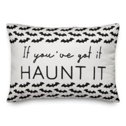 Got It Haunt It Bat Throw Pillow 3 Got It Haunt It Bat Throw Pillow -Halloween Decor Shop D442980S 1 1